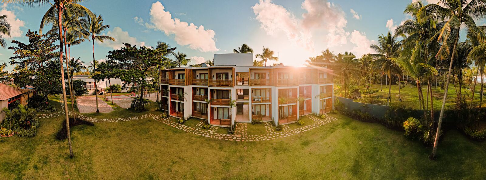 Resort Tororomba ao pôr do sol